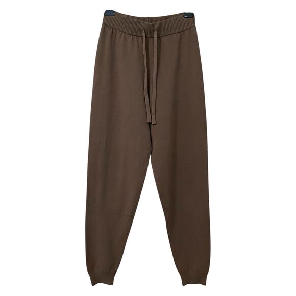 Nuuds Luxe Knit Jogger XS Mocha Sweatpants Neutral Lounge Quiet Luxury Soft - Picture 4 of 13